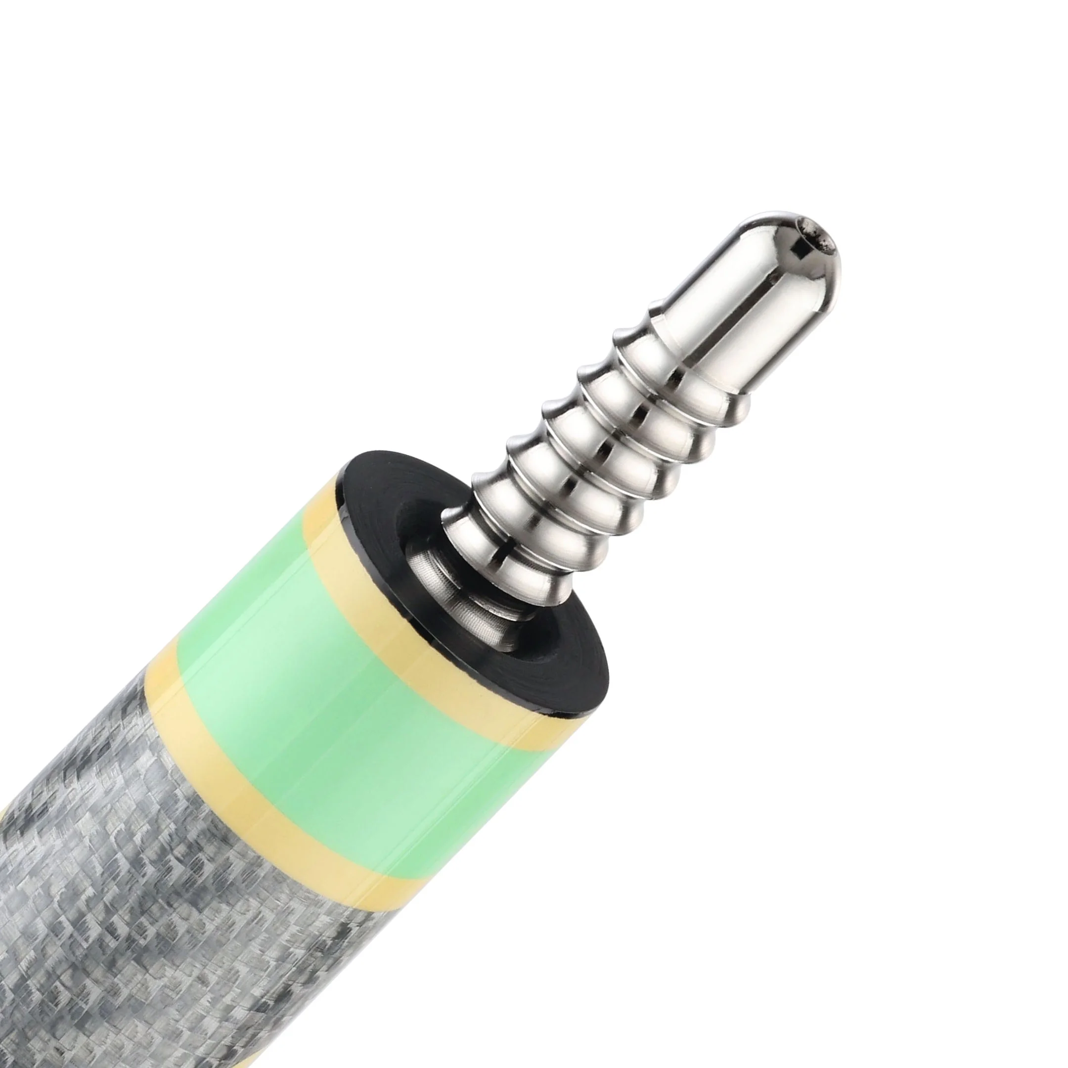 Poison Candy Pool Cue with Carbon Fiber Shaft - Green/Yellow - Image 5