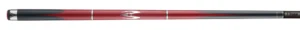 Poison Maelith Pool Cue with Carbon Fiber Shaft - Black/Red