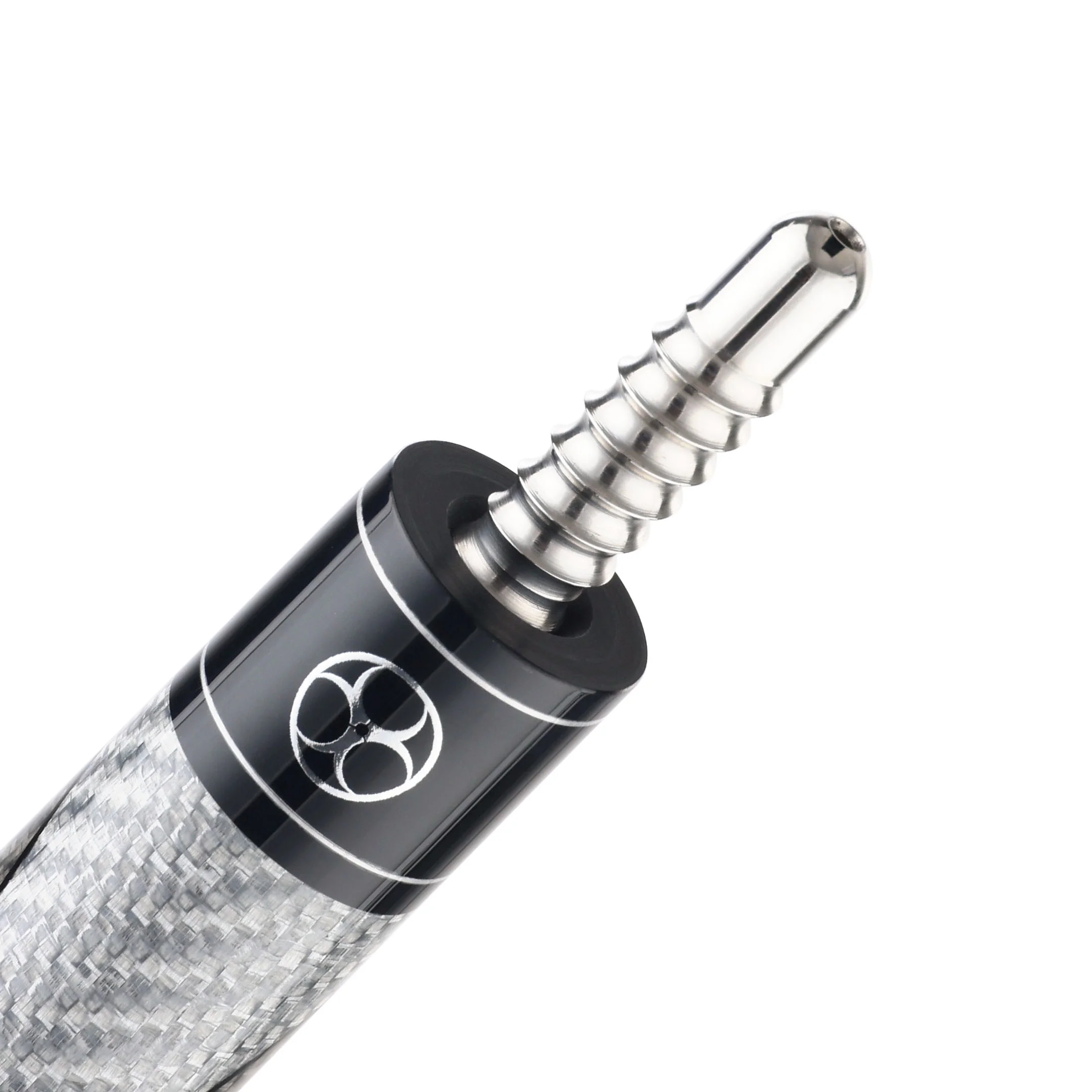 Poison Maelith Pool Cue with Carbon Fiber Shaft - Dark/Light Grey - Image 5