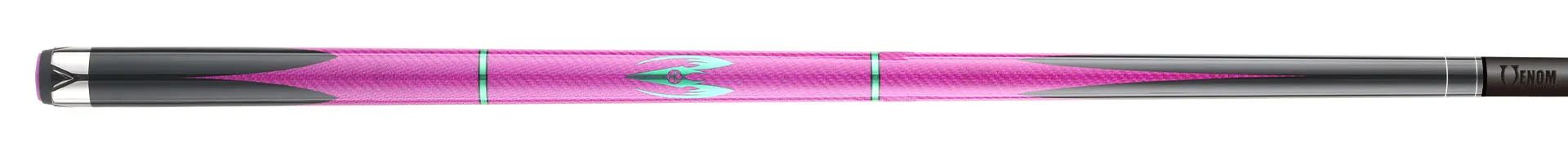 Poison Maelith Pool Cue with Carbon Fiber Shaft - Magenta/Black